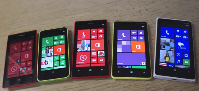 Сравнение всех Nokia Lumia
